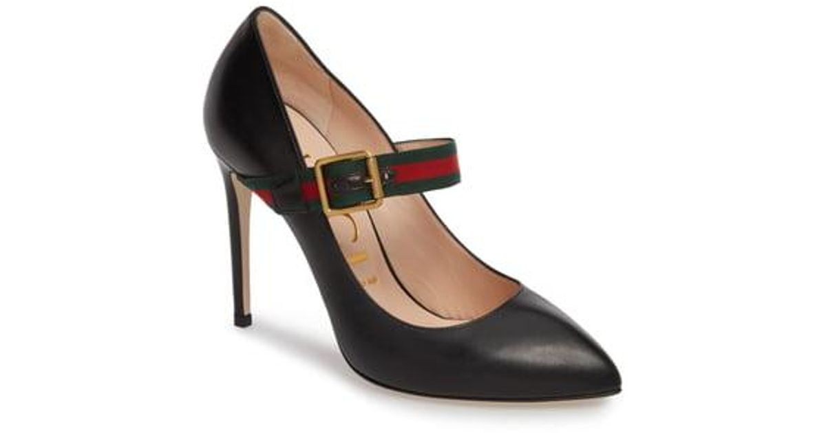gucci mary jane pumps
