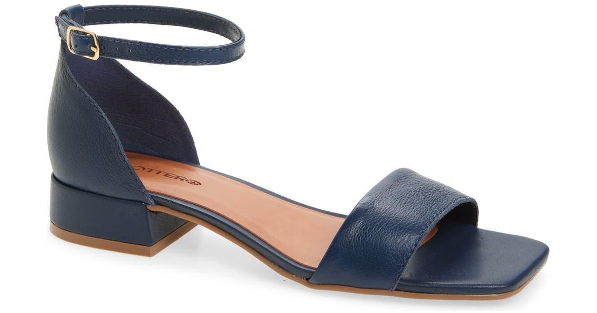 BOTTER Eduara Ankle Strap Sandal in Blue | Lyst