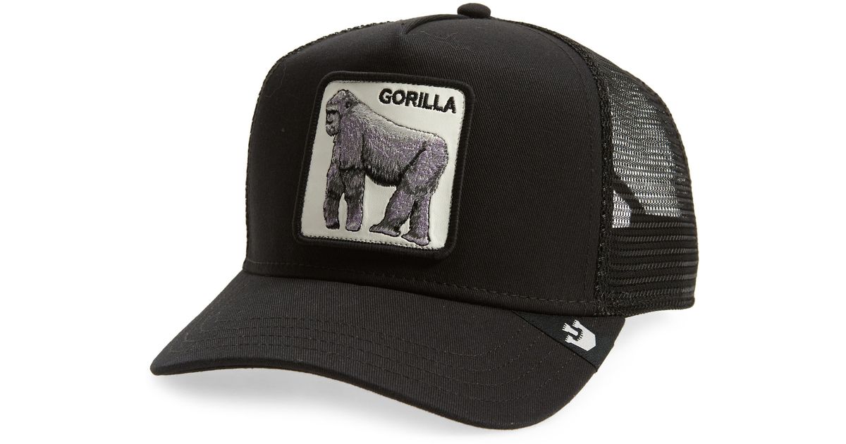 Goorin Bros The Gorilla Trucker Hat in Black for Men Lyst