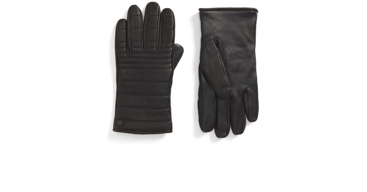 canada goose leather gloves