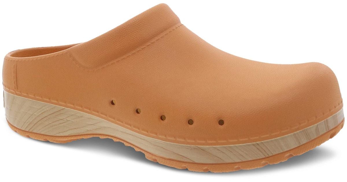 Dansko Kane Clog in Brown Lyst