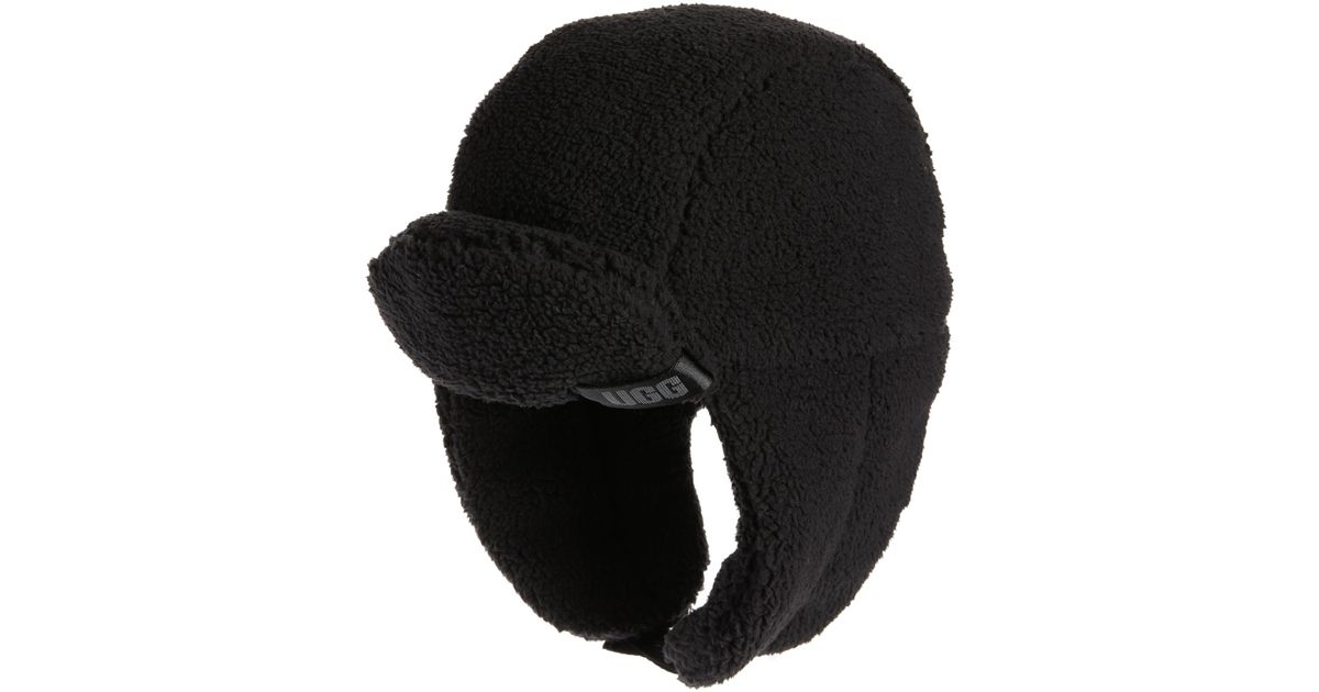 UGG ugg(r) Fleece Trapper Hat in Black for Men Lyst