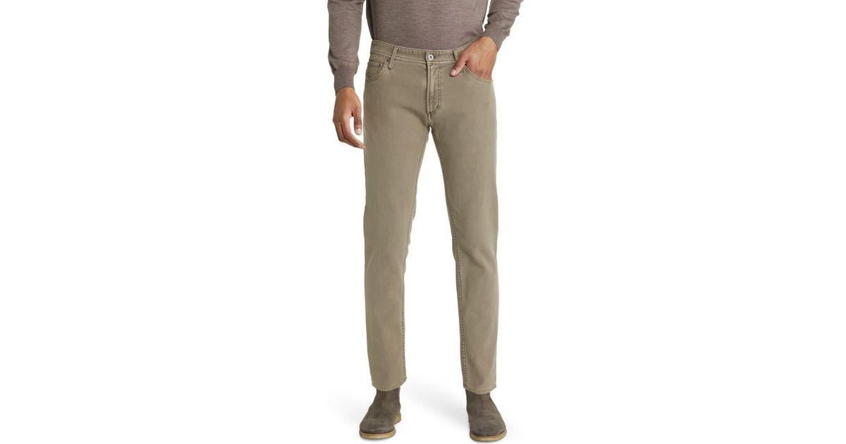 The Normal Brand Comfort Terry Five-Pocket Tailored Fit Pants in ...