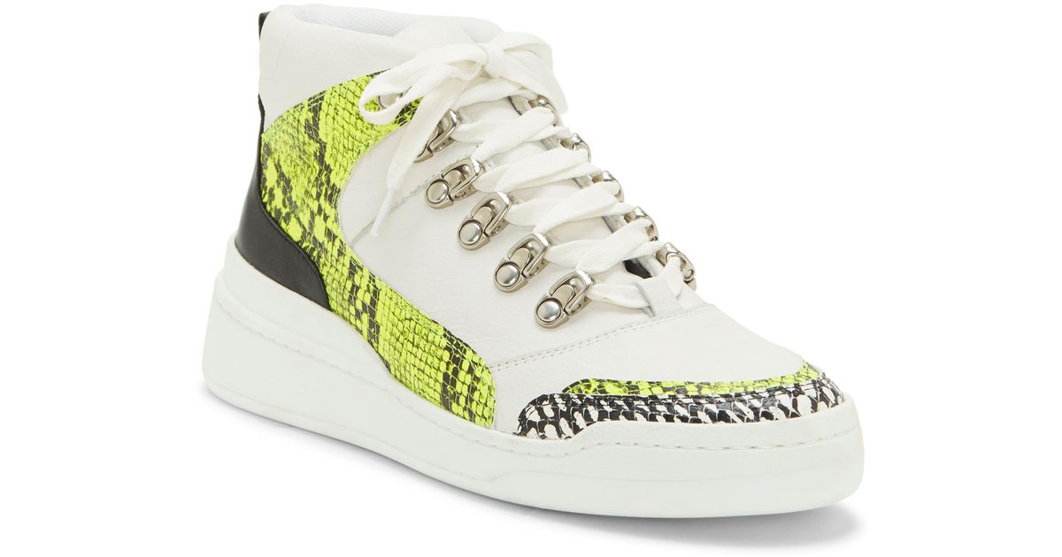 vince camuto high top sneakers
