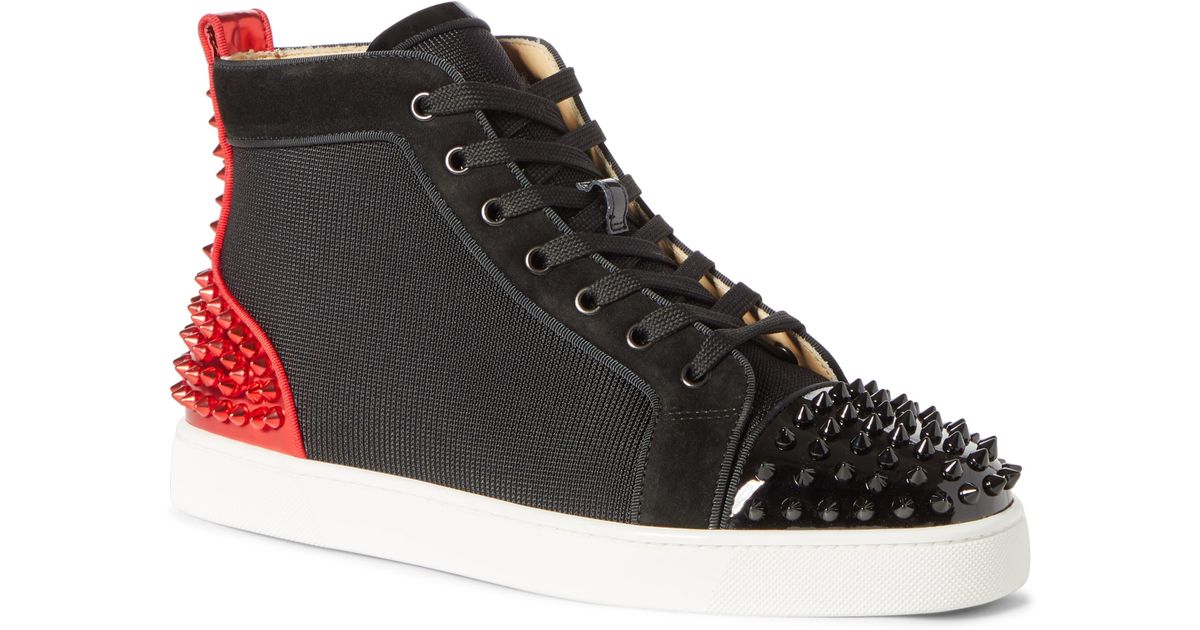 ac lou spikes 2 high top sneaker