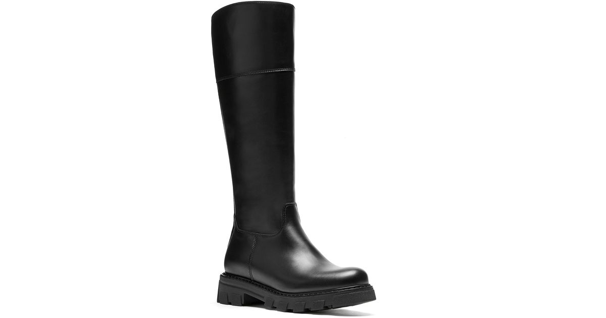 La Canadienne Alabama Waterproof Knee High Platform Boot in Black