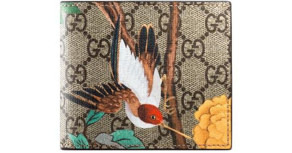 Gucci Bird Wallet in Beige (Natural) - Lyst