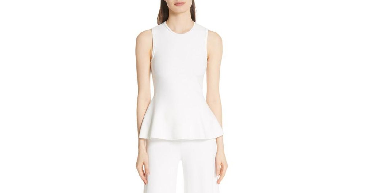 theory classic peplum top