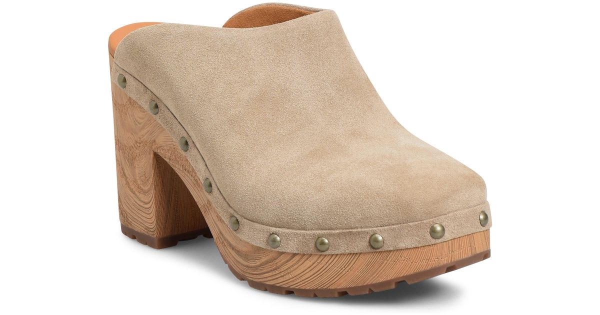 kork ease sagano clog dark brown