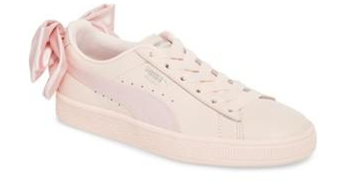 puma basket bow pearl