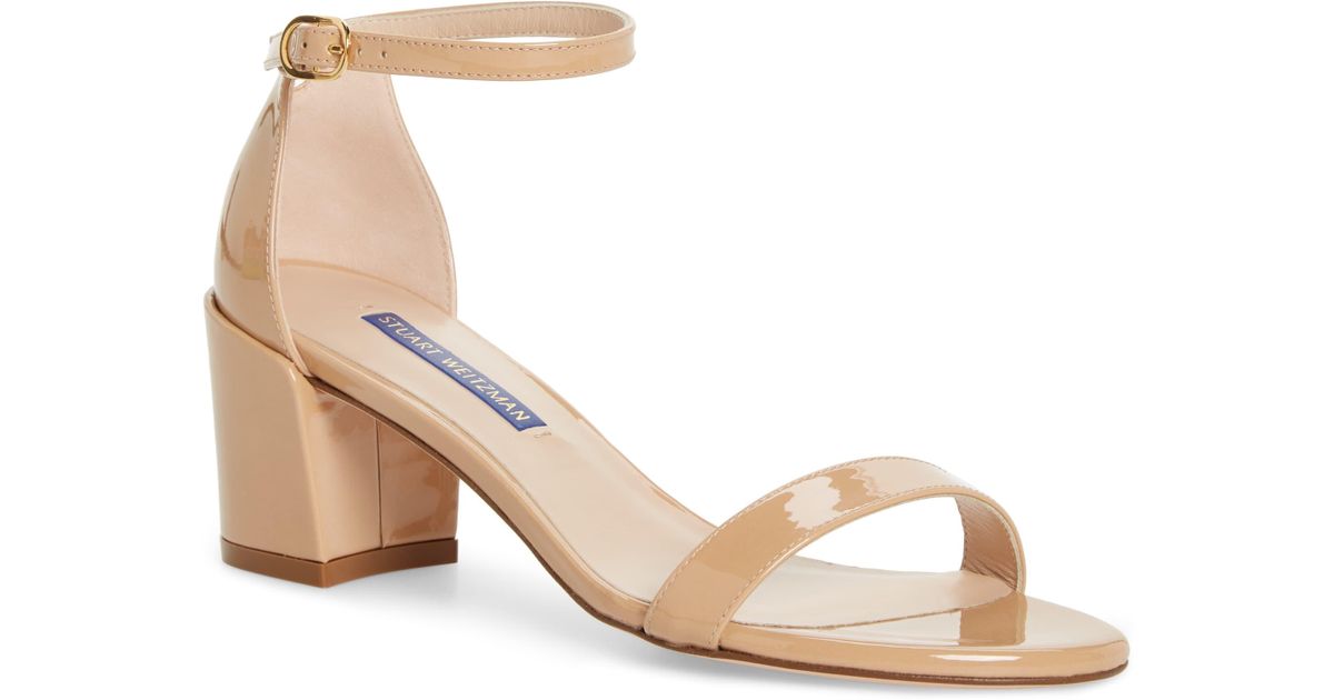 stuart weitzman simple ankle strap sandal
