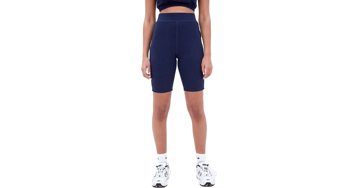 4th & Reckless Sia Bike Shorts in Navy (Blue) - Lyst