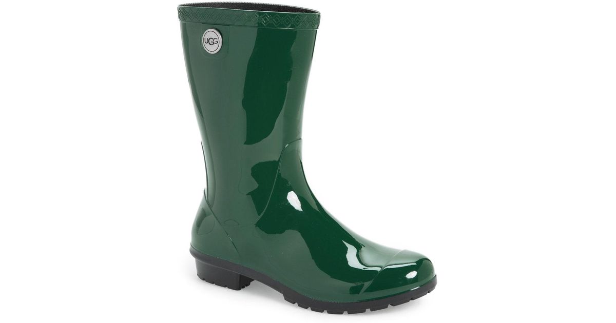green ugg rain boots