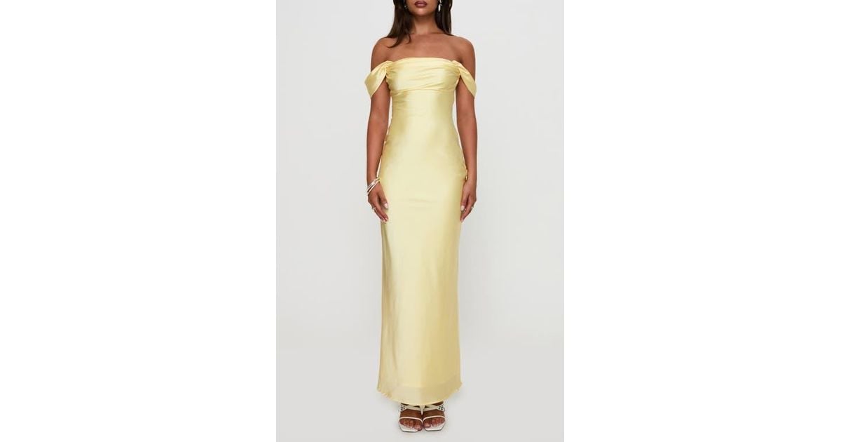 azura off the shoulder maxi dress green burnout Bow Shoulder Dress in Watercolor Stripe Linen Green / 0