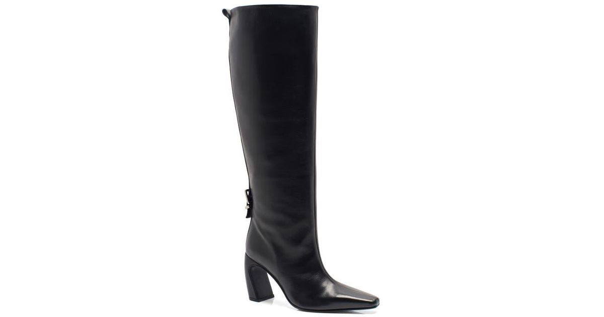 Free People Date Night Knee High Boot in Black | Lyst