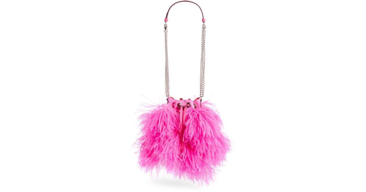 ostrich feather bag