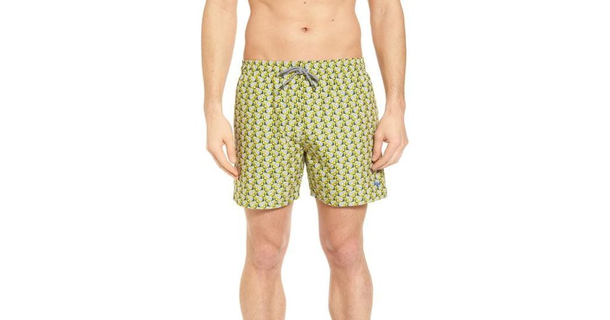 ted baker geo print swim shorts