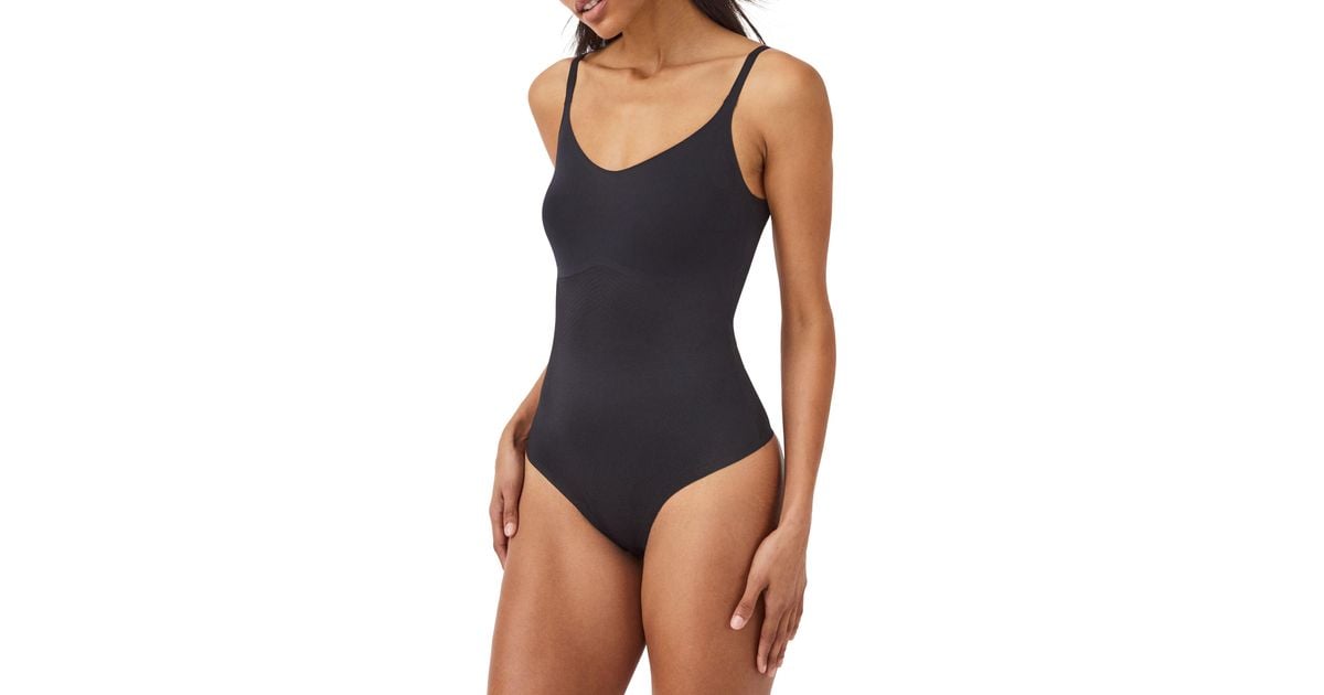 Spanx Spanx Thinstincts 2.0 Camisole Thong Bodysuit in Blue