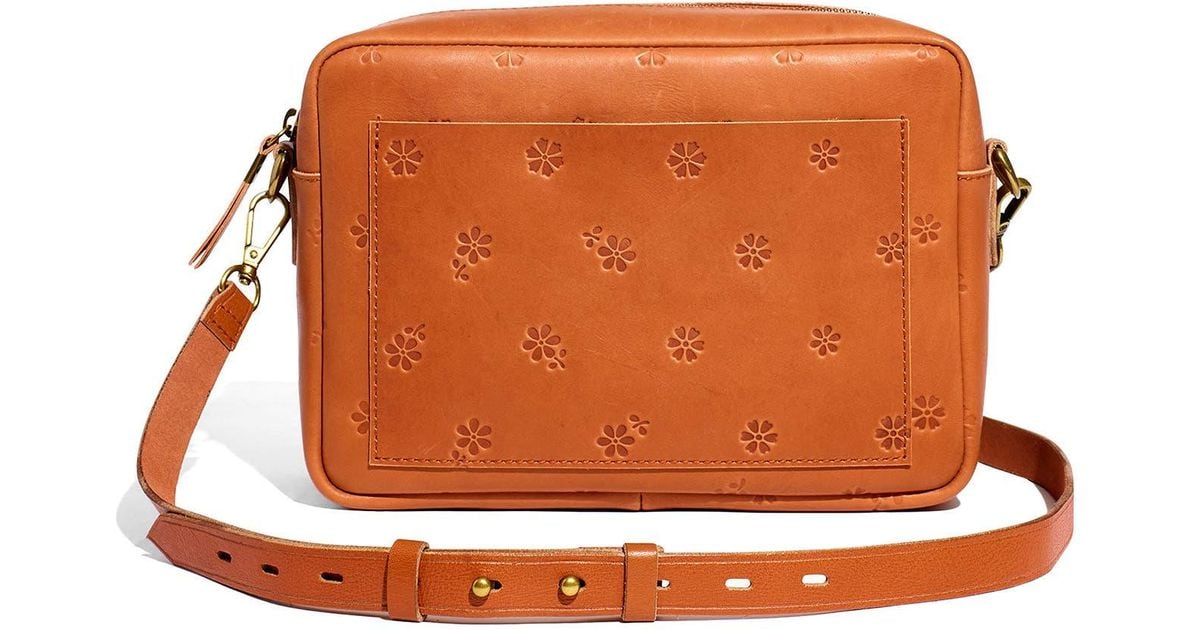 Madewell The Large Transport Camera Bag in Orange Lyst