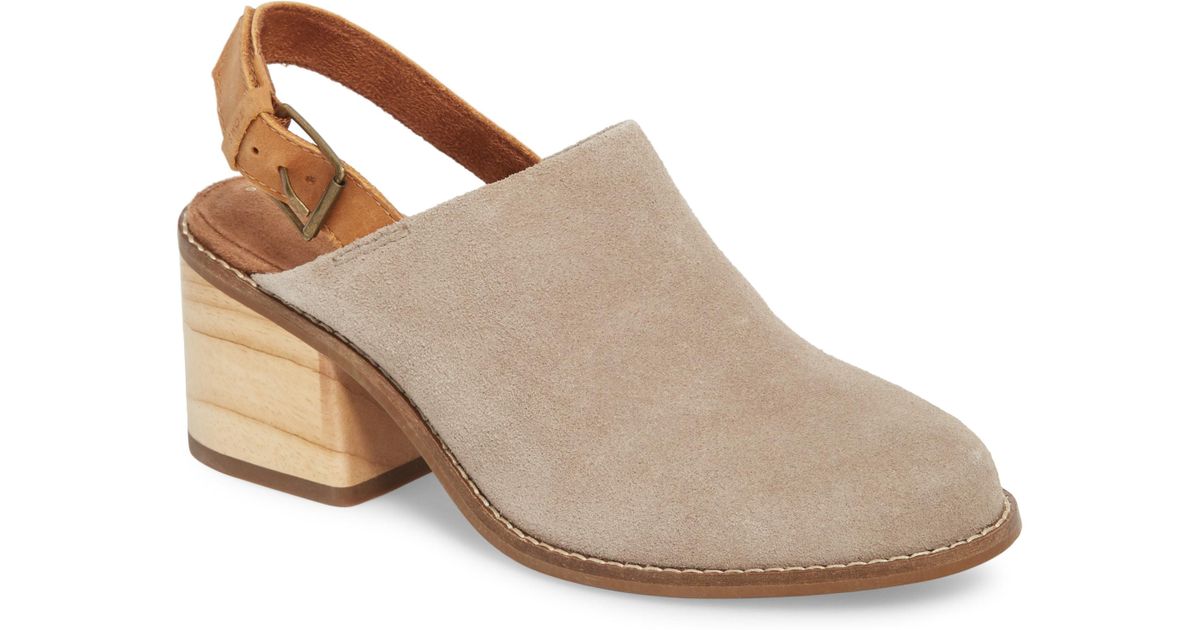 leila slingback mule