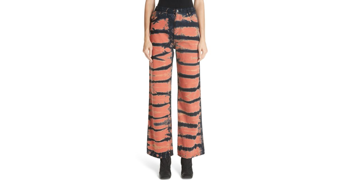 eckhaus latta shibori jeans