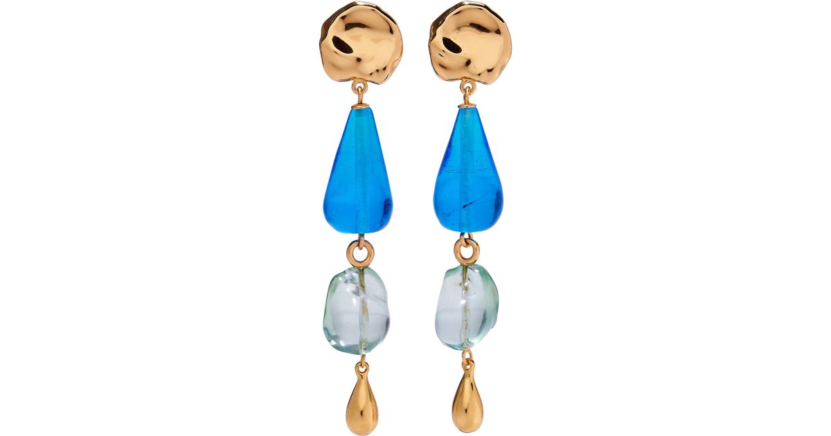 Lizzie Fortunato Palma Drop Earrings in Blue | Lyst