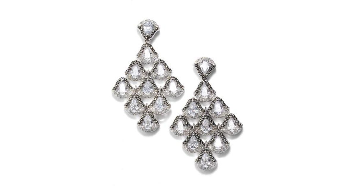 Lyst Judith Jack Semiprecious Stone Chandelier Earrings In Lyst Judith Jack Semiprecious Stone Chandelier Earrings In Metallic Save 40