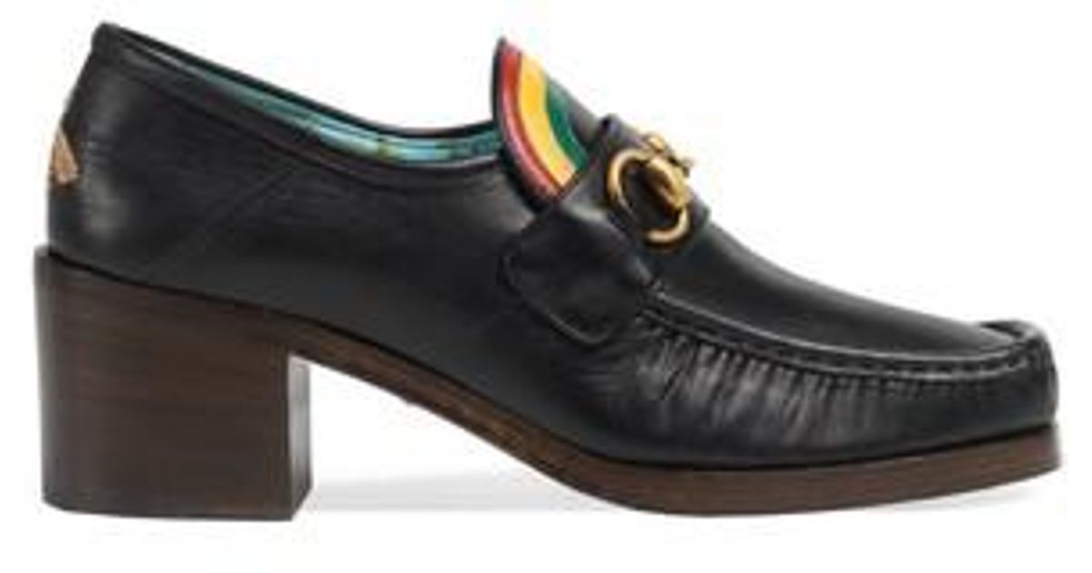 gucci rainbow loafers