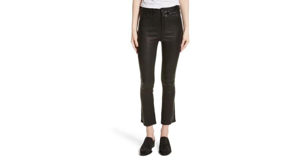 rag and bone hana leather pants