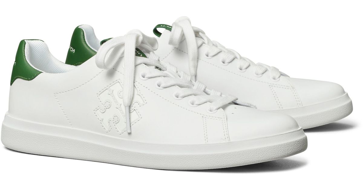 Tory Burch Howell Court Sneaker in White Lyst Tory Burch Howell Court Sneaker in White Lyst