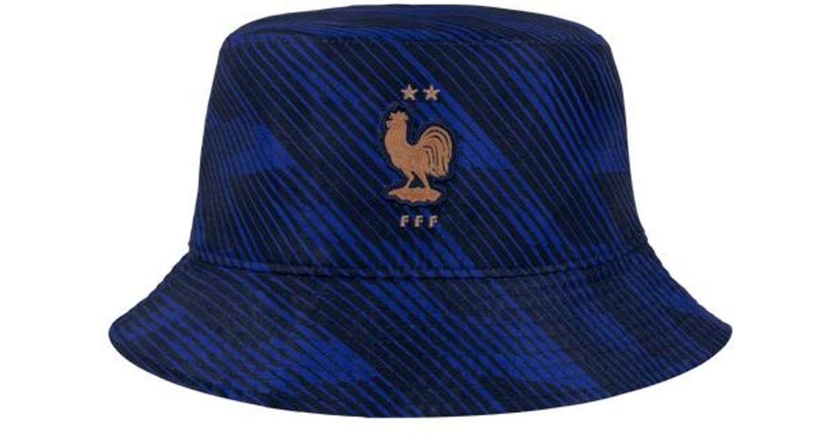 Nike France National Team Reversible Bucket Hat in Blue for Men | Lyst
