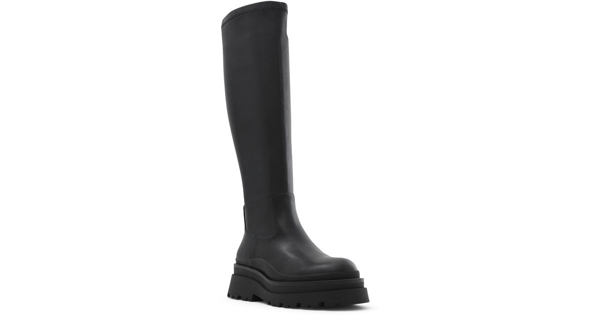 ALDO Majorr Knee High Boot in Black Lyst