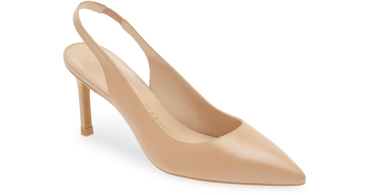 Buy Stuart Weitzman Linsi 75mm pointed-toe pumps online | Topofstyle