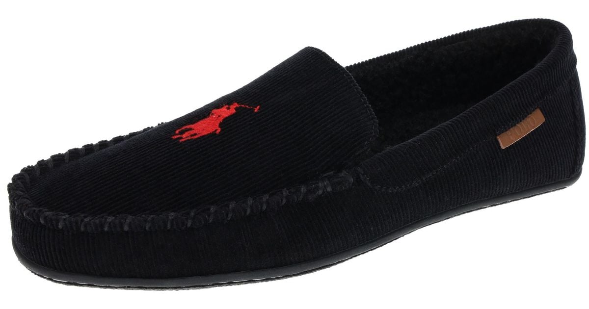 polo moccasin slippers