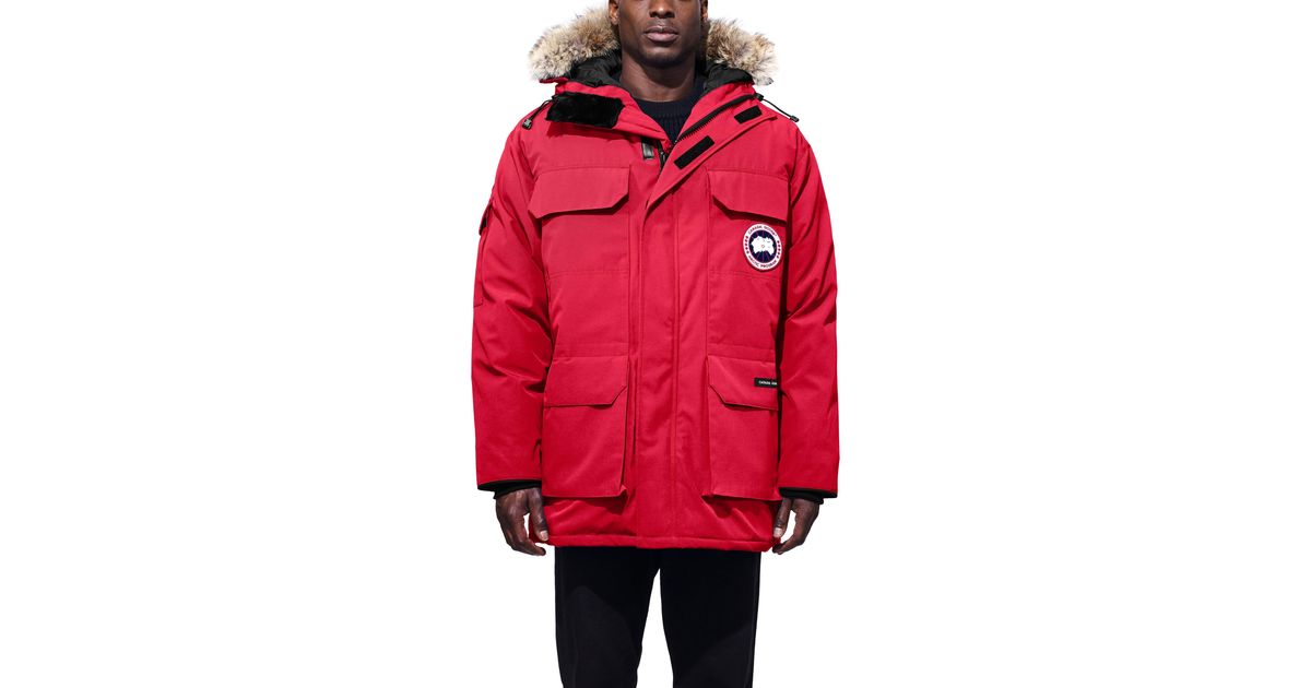 canada goose red expedition parka