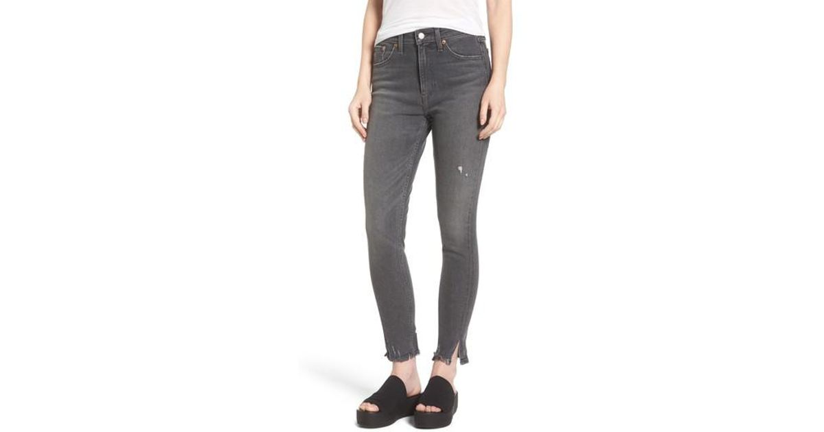 levi's 721 altered high rise skinny