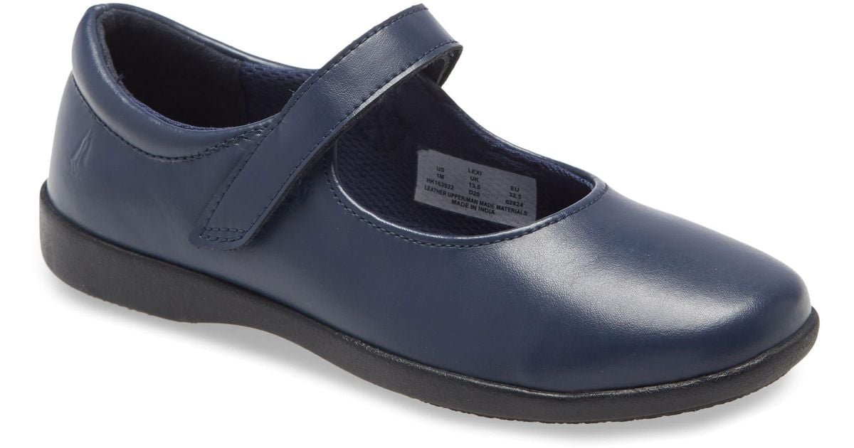 Hush Puppies Lexi Mary Jane Flat in Blue | Lyst