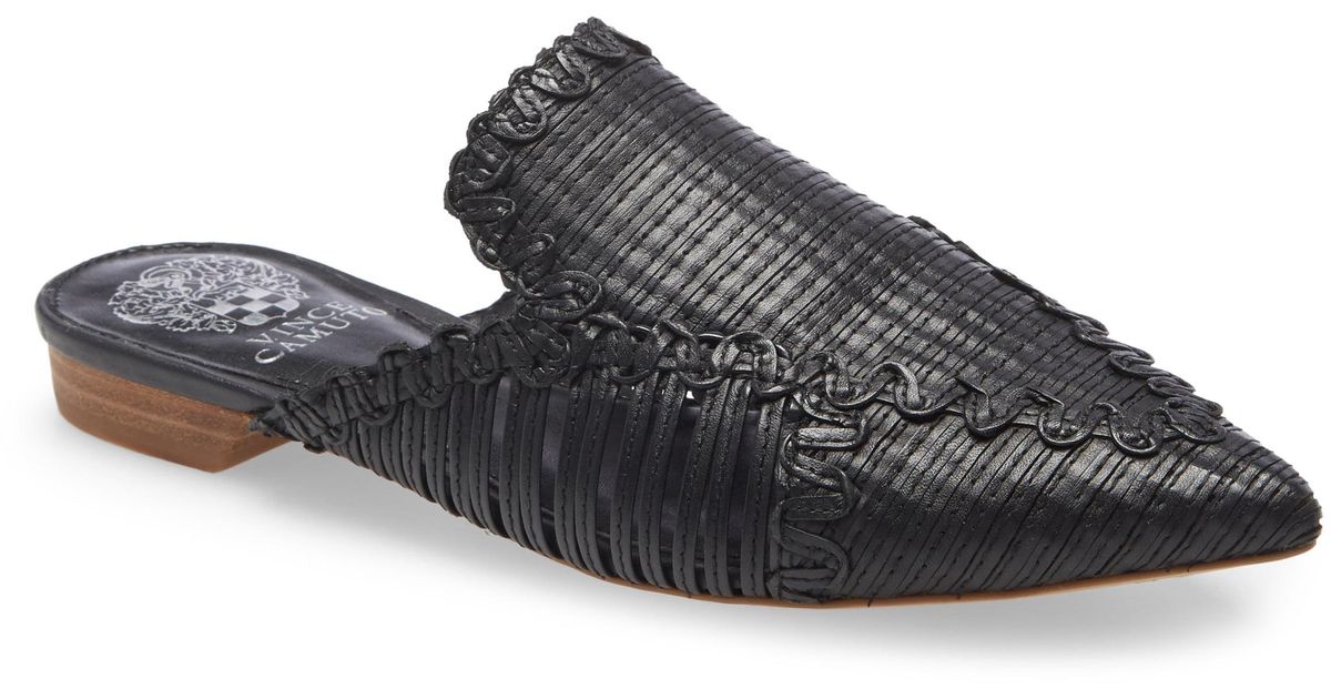 manindie pointed toe mule vince camuto