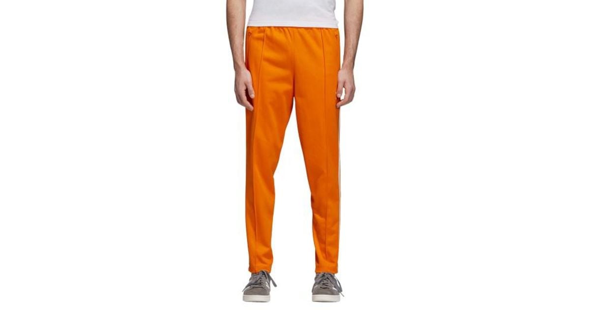 bb track pants orange