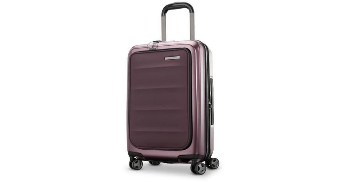 Samsonite Octiv Pro Front Pocket Carry On 20 Inch Hardside Spinner In samsonite-octiv-pro-front-pocket-carry-on-20-inch-hardside-spinner-in