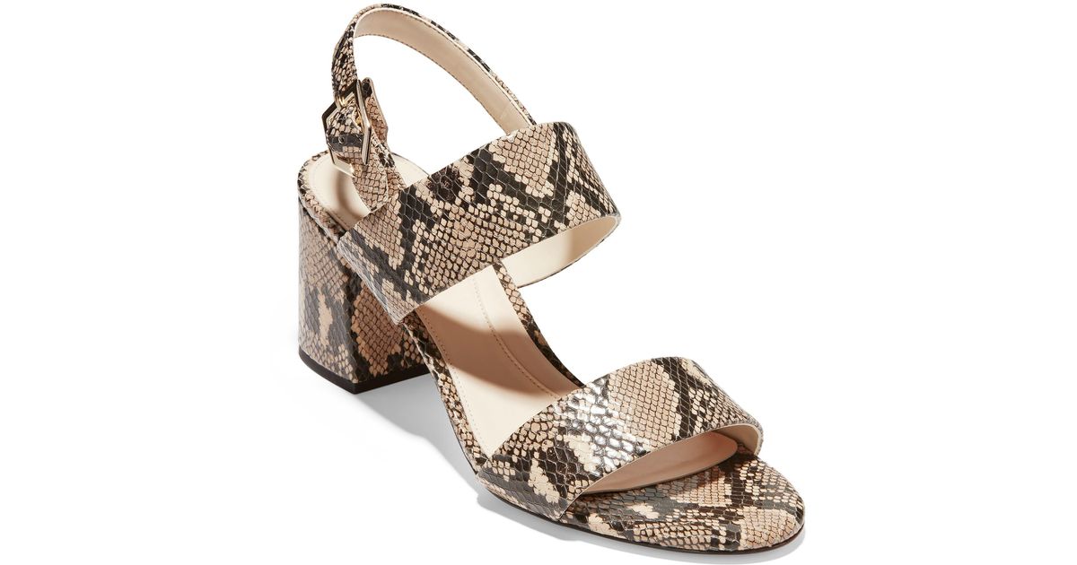 cole haan heel sandals