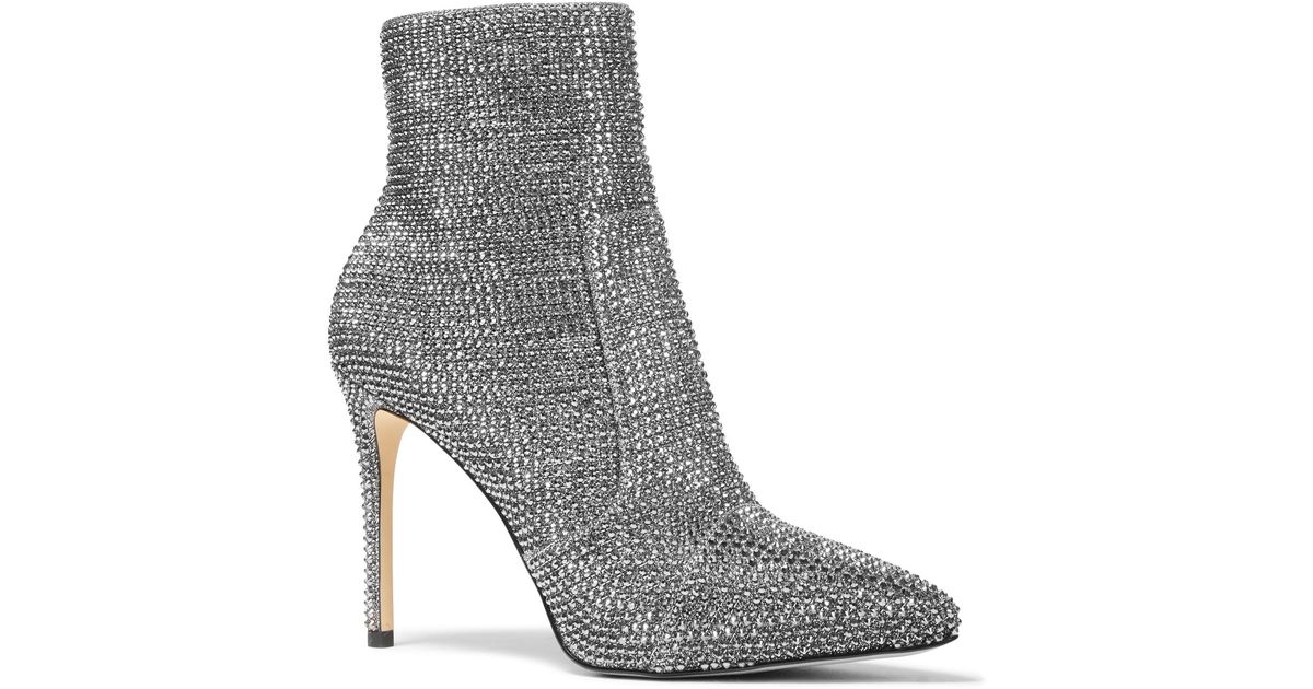 MICHAEL Michael Kors Rue Pointed Toe Stiletto Bootie in Anthracite ...