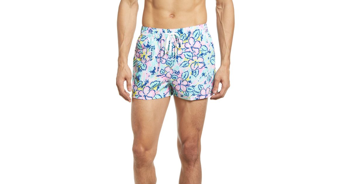 Chubbies The Vacation Blooms Swim Trunks in Blue for Men Lyst