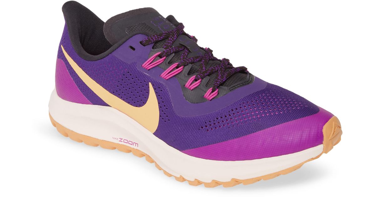 Nike Air Zoom Pegasus 36 Trail Running Shoe in Purple - Lyst