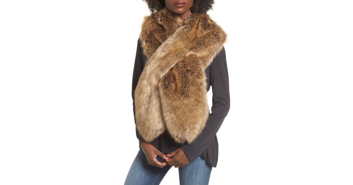 faux fur wrap myer