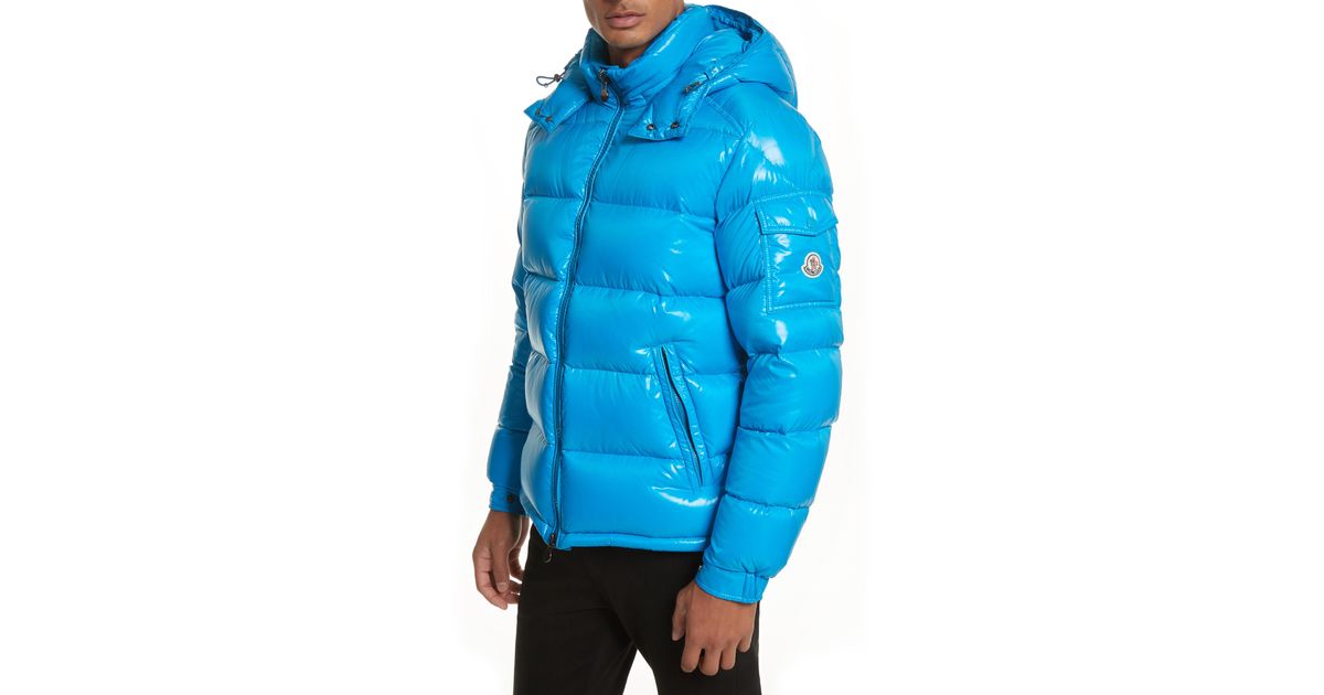 moncler blue maya jacket