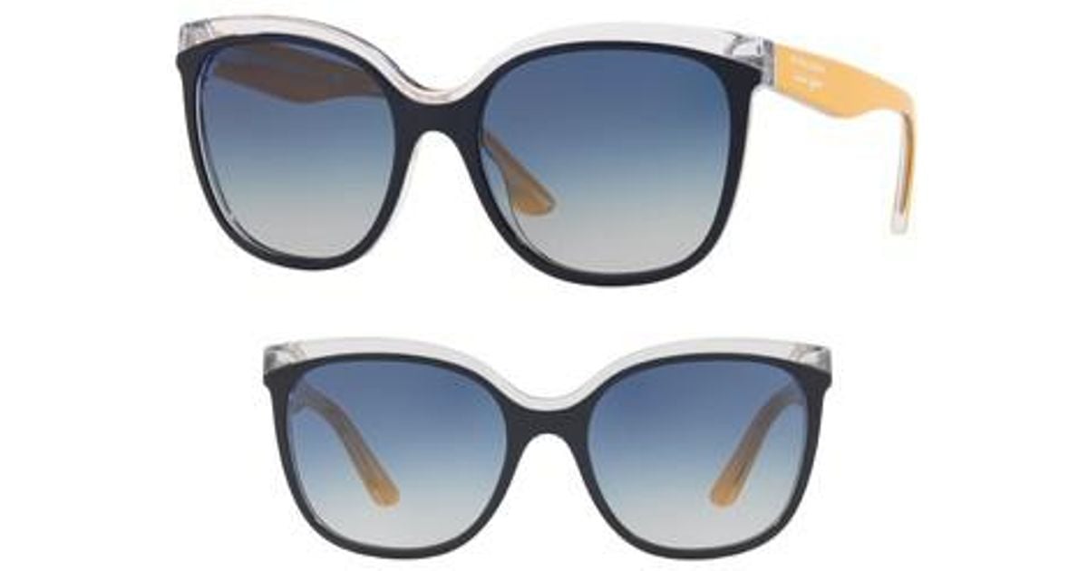 burberry 55mm square sunglasses