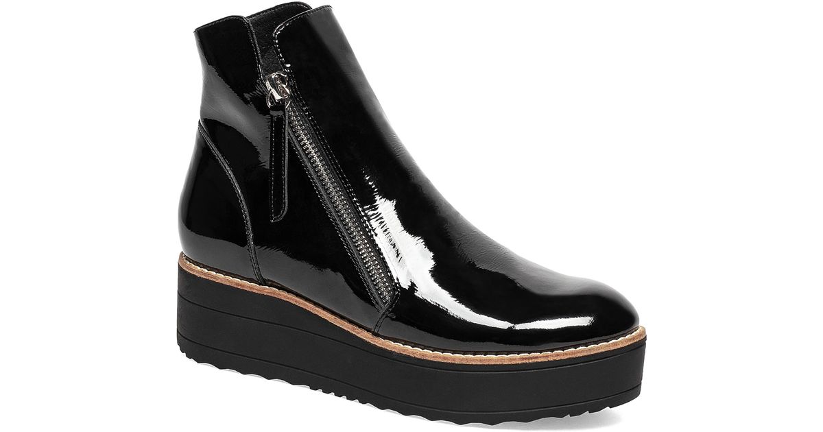 Silent D Nene Platform Bootie in Black Lyst