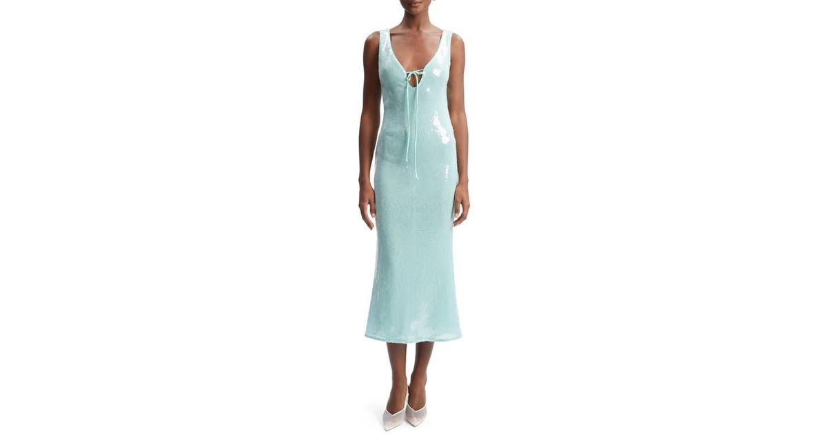 knee length dresses for ladies Bardot Isha Sequined MIDI Dress MSRP $169 main image 1