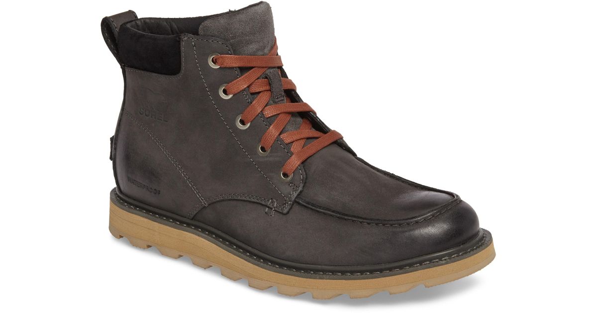 men's madson moc toe waterproof boot